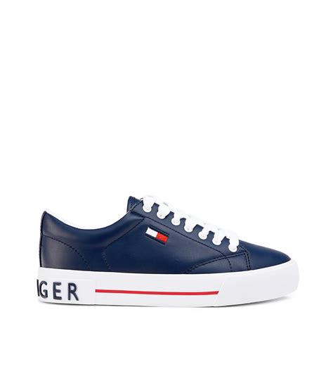 tommy hilfiger tenis azules|zapatos negros tommy.